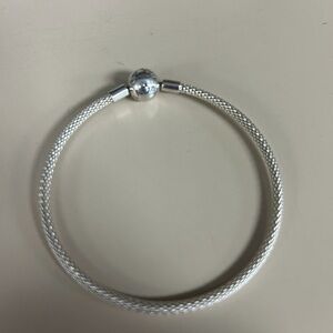 Pandora Silver Mesh Charm Bracelet